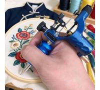 Máquina eléctrica para bordar con aguja, con velocidad ajustable para crear patrones murales, para vestidos de novia, ligera y silenciosa, ideal para bordados creativos de bricolaje, para sastrerías