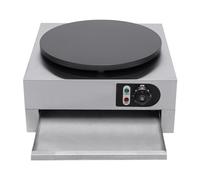 Máquina eléctrica para crepes, 3000 W, profesional, antiadherente, con esparcidor de madera, sartén eléctrica para crepes para cocinas, restaurantes, cantinas, temperatura 50-300 ℃