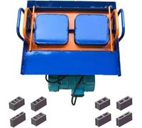 Máquina eléctrica para fabricar bloques de hormigón, herramienta de extrusión de ladrillos huecos, operación manual, conformado rápido en 45 s, 30 ladrillos/hora, ideal para proyectos de construcció