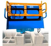 Máquina eléctrica para fabricar bloques, máquina formadora de bloques huecos de hormigón de cemento, producción rápida de 45 segundos