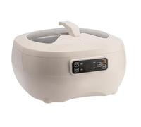 Máquina eléctrica para fermentar masa, máquina de fermentación de pan de 5 litros con pantalla LCD, caja de fermentación con inicio retardado de 12 horas, para yogur, pan, pizza, Natto white