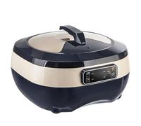 Máquina eléctrica para fermentar masa, máquina de fermentación de pan de 5 litros con pantalla LCD, caja de fermentación con inicio retardado de 12 horas, para yogur, pan, pizza, Natto blue