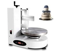 Máquina eléctrica para glaseado de tartas, herramienta automática de revestimiento de pasteles de cumpleaños, tocadiscos silenciosos con un solo clic de arranque para hornear y decorar postres
