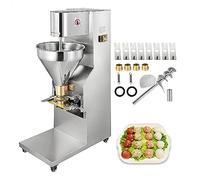 Máquina eléctrica para hacer albóndigas, 280 piezas/min, para hacer albóndigas de camarón y pescado, 1100 W, de acero inoxidable, para uso profesional.