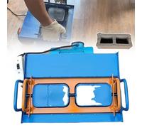 Máquina eléctrica para hacer bloques huecos, formación rápida de 45 segundos, 30 ladrillos/hora, vibración 212 veces/mínimo, construcción de pavimentación