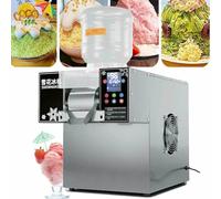 Máquina eléctrica para hacer conos de nieve: máquina de hielo de sobremesa comercial para raspados, granizados y copos de nieve. Trituradora de hielo de alta potencia B-750W, perfecta para f