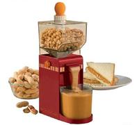 Máquina eléctrica para hacer mantequilla de maní, molinillo de nueces portátil, fabricante de mantequilla de maní con disco de molienda extraíble y contenedor, para anacardos, almendras, nueces 500 ml