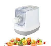 Máquina eléctrica para hacer pasta con 13 discos: Máquina digital para hacer espaguetis, fettuccine, penne y más, capacidad de 500 g, 260 W, color blanco.