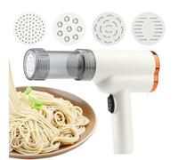 Máquina Eléctrica para Hacer Pasta,Máquina Automática de Pasta | Herramienta Manual Inalámbrica con 5 Accesorios,para Cocina Casera, Preparar Pizza, Verduras y