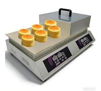 Máquina eléctrica para hacer soufflé y dorayaki de acero inoxidable con placas dobles de cobre puro de 60 a 240 °C que se utiliza para hacer panqueques, dorayaki, etc.(Double Board)