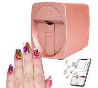 MáQuina EléCtrica Para ImpresióN De UñAs, ImpresióN Con Un Dedo Una Vez, Dos Fuentes De AlimentacióN MéTodos: AlimentacióN MóVil/ConexióN Usb, ResolucióN: 2400 Ppp,RoseGold