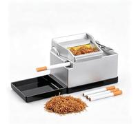 Máquina Eléctrica Para Liar Cigarrillos De 8,0 Cm, Totalmente Automática, Con Bandeja De Almacenamiento Y Descarga Uniforme, Compatible Con La Mayoría De Papeles De Liar Y Tubos Para Cigarrillos.