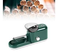 Maquina Electrica para Liar Tabaco Entubadora de Cigarros Portatil,MáQuina AutomáTica de Liar Cigarrillos EléCtrica,Dos Tubos de Humo de 8 mm/6,5 mm para Fumadores(Incluidos Tubos de Boci(Color:Verde)