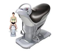 Máquina eléctrica para montar a caballo, equipo de ejercicio aeróbico de simulación 3D para quemar grasa y entrenamiento de fuerza central con mango ajustable