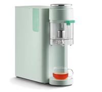 Máquina eléctrica para preparar té de 2,2 litros, dispensador de agua caliente instantánea en 3 segundos, 5 ajustes de temperatura, 4 modos de preparación de té, pantalla digital LCD