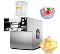 Máquina Eléctrica Para Raspar Hielo De 360 w, Producción Diaria De 60 Kg, Rodillo De Acero Inoxidable 304, Perilla De Ajuste De Grosor Del Hielo, Máquina Para Conos De Nieve, Para Cafetería