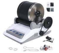 Máquina eléctrica para vaso de rocas con temporizador de 7 días, kit de pulido de gemas para adultos y niños, molinillo de rocas para joyería y manualidades, herramienta pulidora de rocas fácil