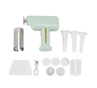 Máquina eléctrica portátil para pasta sin cable, exprimidor de fideos con batería 2600mAh y accesorios para embutidos - fácil manejo, rápida y versátil para amantes de pasta case