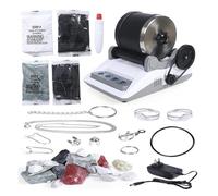 Máquina eléctrica pulidora de gemas, experimento científico, traje, joyería, bricolaje, máquina pulidora de piedra, juguete educativo científico Robusto y práctico (Color : Bianco, Size : WITH plug