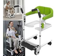 Máquina Elevadora De Pacientes En Silla De Ruedas, Sillas Con Cómoda De Ducha, Con Asiento Acolchado, Carga 120 Kg, Para Enfermería A Ancianos, Paciente,Blue