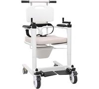 Máquina Elevadora De Pacientes Silla De Ruedas Silla De Ducha De Baño Silla De Ruedas Manual Silla De Mesita De Noche con Ruedas Reposapiés Y Reposabrazos Silla De Transferencia