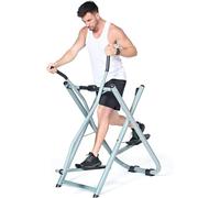 Máquina elíptica plegable, entrenador de fitness portátil de cuerpo completo para gimnasio en casa y uso en la oficina