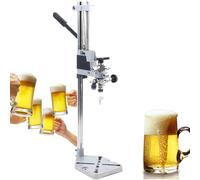 Máquina embotelladora de cerveza, dispensador de líquidos portátil, dispositivo antiespumante, máquina de llenado manual para botellas de vidrio y plástico, altura ajustable, se adapta a bocas de