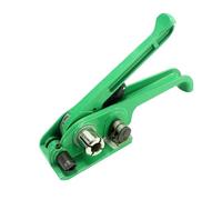 Máquina Empacadora De Plástico PET, Tensor De Correa De Acero, Máquina Flejadora, Abrazadera De Embalaje De Cinta, Máquina Flejadora Con Hebilla De Embalaje 1608 FáCil De Usar(Green tensioner)