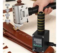 Máquina encoladora comercial, dispensador de rodillos de pegamento termofusible de 150 W, for la unión de telas y cuero, temperatura ajustable de 50 a 300 °C, aplicador de pegamento industrial.(50ml)