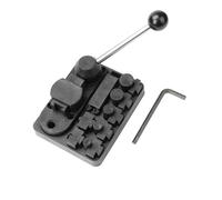 Máquina encuadernadora, Máquina Dobladora De Anillos Multifuncional, Barra Oro Y Plata, Herramienta Fabricación Joyas, En Ángulo 45/60/90 Grados, para documentos fotográficos e informes