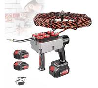 Máquina enhebradora de cables eléctrica totalmente automática, con batería de litio, herramienta de tracción de cables ocultos, cambio de velocidad continuo, para proyectos de construcción y energía