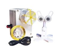 Máquina Enrolladora de Cañas de Pescar Equipo Eléctrico para Reparación Resina Epoxi Compacta Y Ligera Fabricación Y Recubrimiento Adecuada para Pesca, con Cable de 50 M