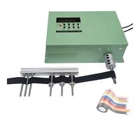 Máquina enrolladora de cinta elástica, pequeña máquina enrolladora de cinta eléctrica con interruptor de pie, máquinas encintadora de cinta con velocidad ajustable, función de avance y retroceso