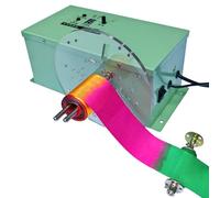 Máquina enrolladora de cinta eléctrica de 72 W, máquina enrolladora de cinta eléctrica de 1-500 RPM, avance y retroceso, 2 modos, equipo de bobinado automático de cinta for tejer lana(Webbing 4cm)