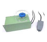 Máquina enrolladora de Cintas eléctrica, enrolladora portátil de Cordones con Pedal, Velocidad Ajustable de 1 a 500 RPM, Modos de Avance y Retroceso.