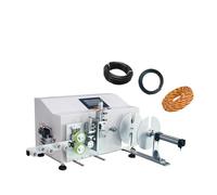 Máquina Enrolladora, Máquina de bobinado de alambre eléctrico totalmente automática con pantalla táctil digital, función 4 en 1, con conteo, corte y arreglo de bobinas