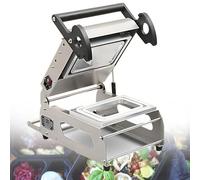 Máquina envasadora al vacío de sobremesa y selladora laminadora de Film para Uso Comercial. Combina diseño de Ranuras para bandejas con Sellado térmico para conservar la frescura 180mm