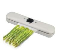 Máquina Envasadora al Vacío para Alimentos - Recargable con Luz Indicadora LED - Envasadora de Vacío para Bolsas de Conservación de Carnes y Alimentos - para Conservar Comidas, Frutas, Verduras, Viaje