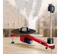 Máquina Envolvedora Eléctrica de Film Estirable, Envolvedora de Palets Semiautomática con Plato Giratorio de 40 Cm, Dispensador de Film de 25 W para Logística de Almacén, 30 Rpm, 83x40x65cm