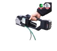 Máquina envolvedora Empacadora eléctrica portátil V3, flejadora for PET/PP termofusible de 7-19 mm con herramientas embalaje portátiles(1 battery)
