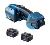 Máquina envolvedora Flejadora eléctrica portátil a batería, herramienta automática for flejes de PP y PET 0,35" a,63" for cajas embalaje