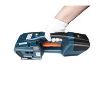 Máquina envolvedora Flejadora eléctrica portátil con baterías JDC de 13 mm a 16, herramienta embalaje automática for cintas PET y PP(1 Battery)