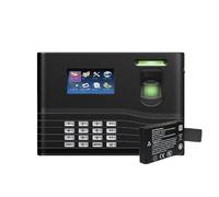 Máquina Estampadora, ZK IN01-A TCP/IP USB biométrico control de acceso de puerta de huellas dactilares y de tiempo de asistencia con batería lector de tarjetas RFID opcional(IN01-A-Battery,1)