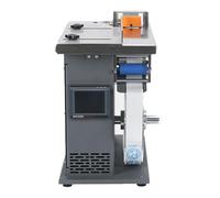Máquina etiquetadora manual, aplicador de etiquetas manual ajustable para tarros, latas, cosméticos e industria alimentaria, se adapta a etiquetas de 10 a 130 mm para un etiquetado eficiente y preciso