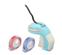 Máquina etiquetadora manual RespireFinem Blue de 600 DPI impresora portátil de etiquetas 3D DIY para organización del hogar manualidades scrapbooking regalos grabadora de cint