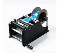 Máquina etiquetadora semiautomática, aplicador de etiquetas autoadhesivo ajustable para una mayor eficiencia de producción y precisión, ideal para botellas de vidrio, metal, plástico en uso comercial