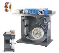 Máquina etiquetadora semiautomática, dispensador de etiquetas de esquina de 90 grados, etiquetadora para cajas pequeñas con control por microcomputadora PLC, para cosméticos, electrónica, regalos