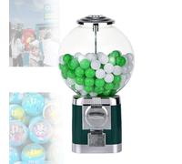 Máquina expendedora clásica de chicle para dispensar dulces a granel, perfecta para fiestas, eventos y espacios minoristas