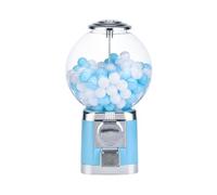 Máquina expendedora de bolas a granel, dulces que funcionan con monedas, dispensador de juguetes, mini máquina de cápsulas Gashapon, trae 100 bolas giratorias para chicles, bolas, premios(Z)