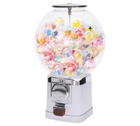 Máquina expendedora de cápsulas, dispensador de bolas de chicle de caramelo con 200 bolas, dispensador de bolas de juguete que funciona con monedas para dispositivos de 22 a 32 mm, ideal para tiendas